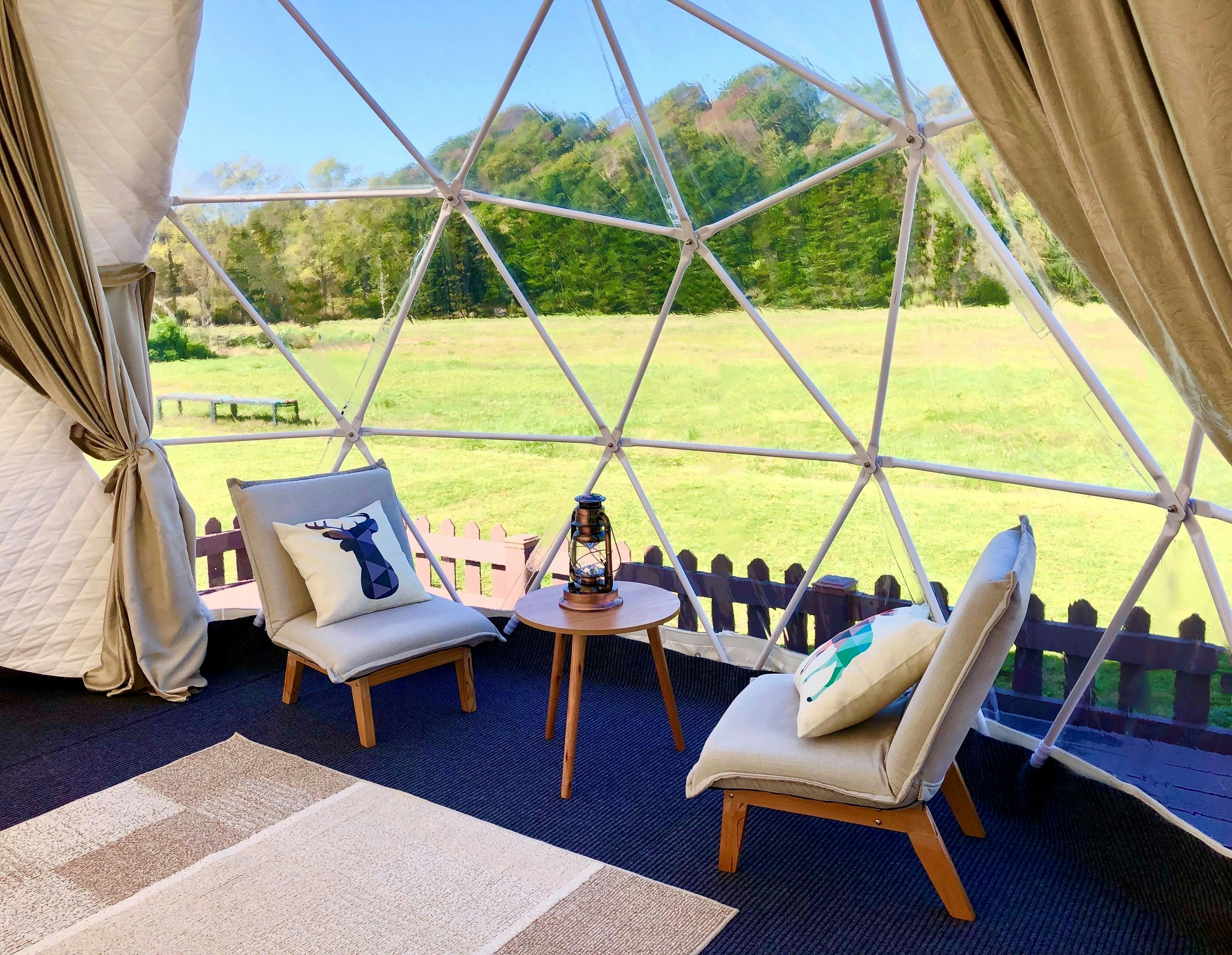 ภายในเต็นท์