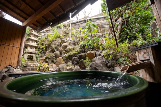 노천 온천탕이 딸린 객실 「오무로」