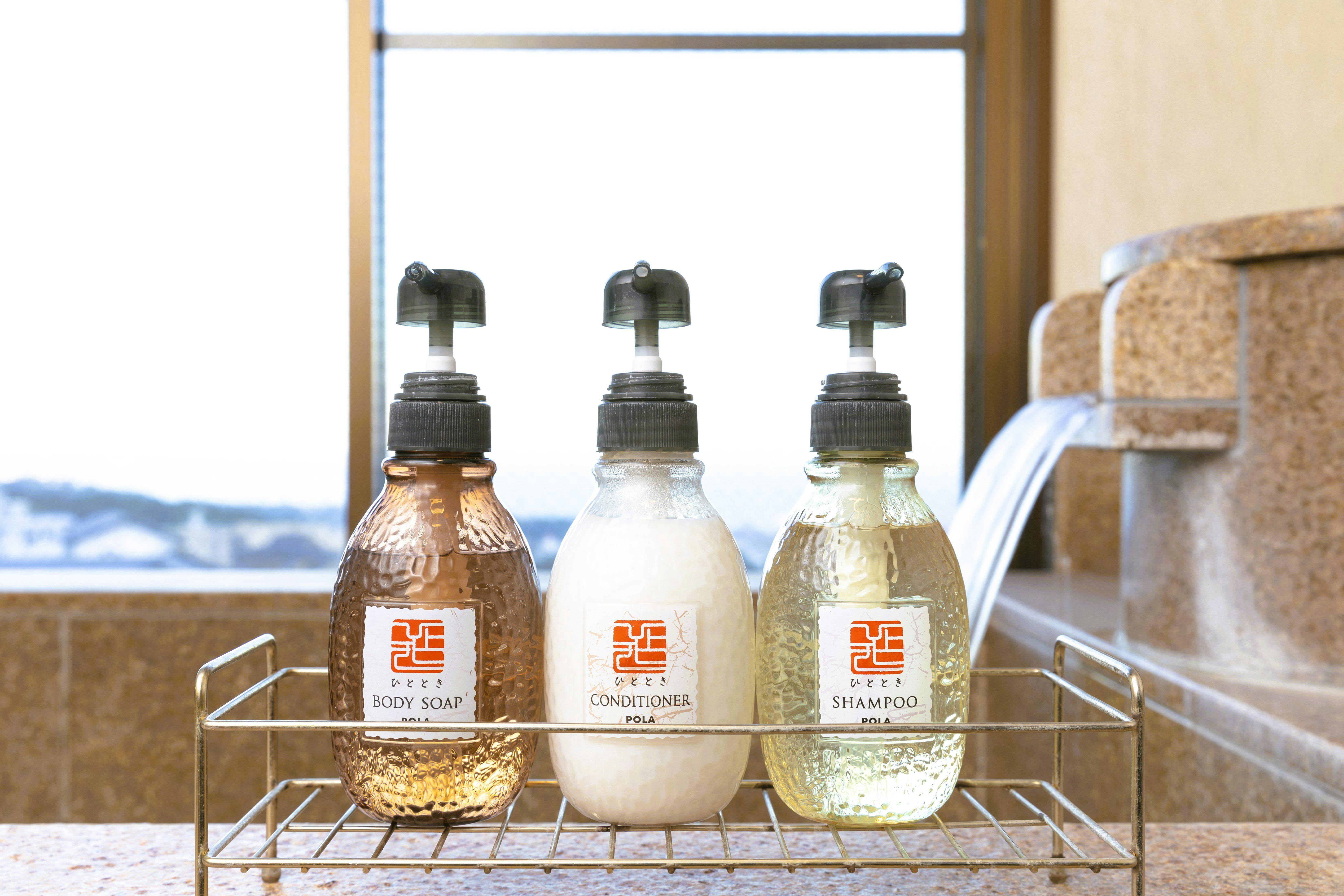 มีแชมพูและของใช้ครบครัน