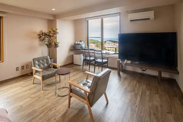 ห้องพักเตียงคู่พร้อมอ่างอาบน้ำในตัว ชั้น 3