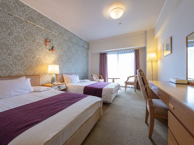 트윈 침대 룸 (24㎡) 예시