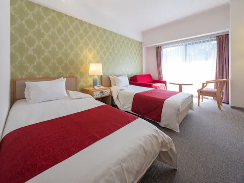 트윈 침대 룸 (24㎡) 예시