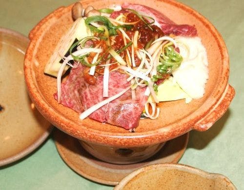 プラン専用☆高千穂牛の陶板焼き(例)