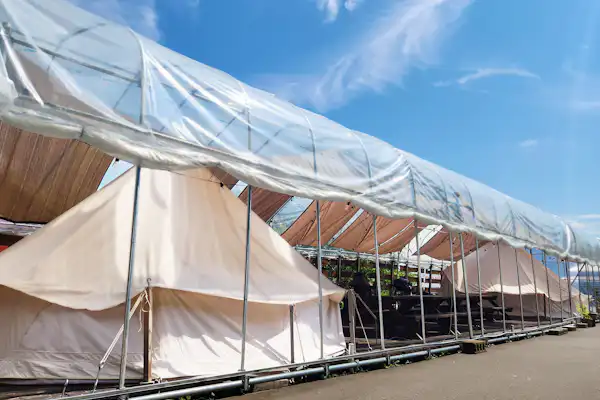 เต็นท์ผ้าฝ้าย 2 หลัง