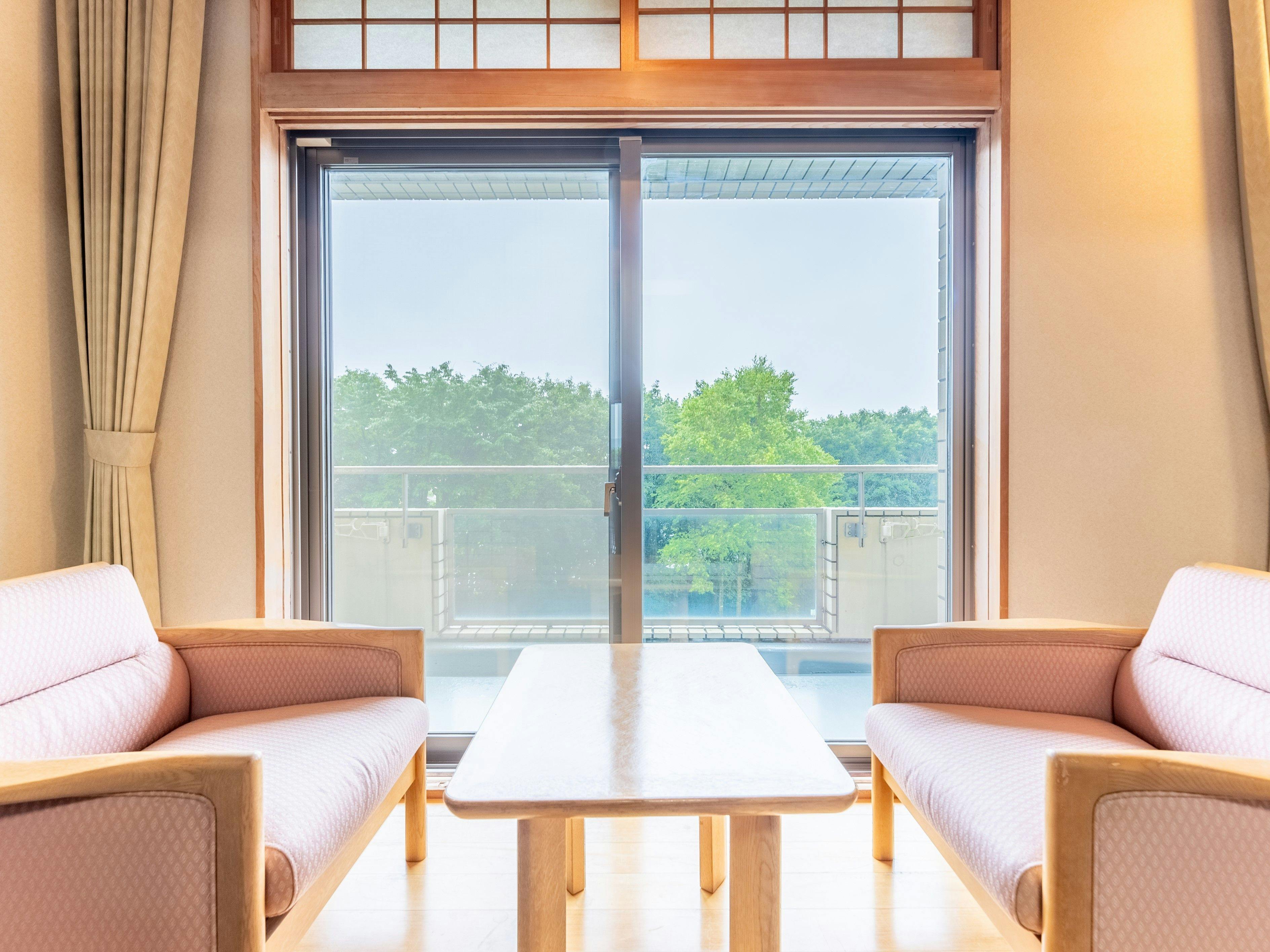 【วาบิซาบิ】8 เสื่อทาทามิ + ระเบียงกว้าง