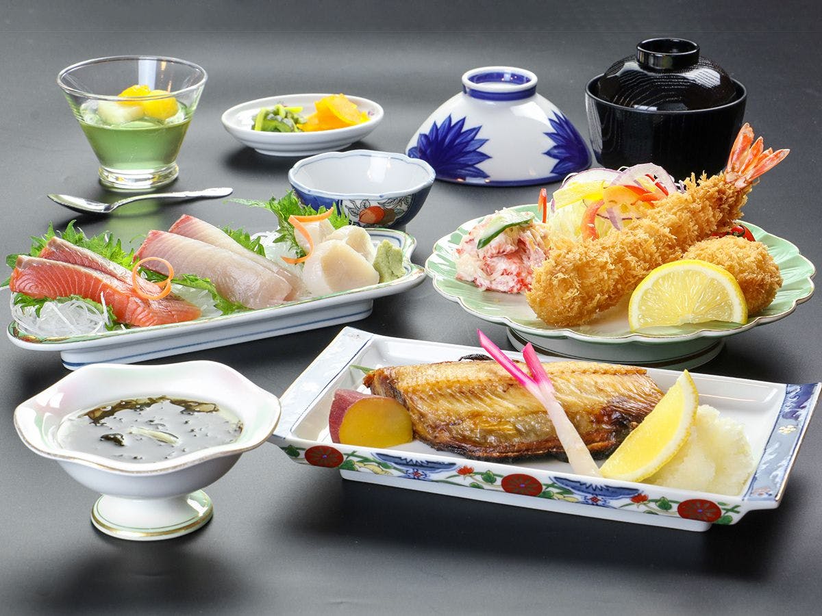 # Contoh makan malam: Set ikan bakar yang mengenyangkan