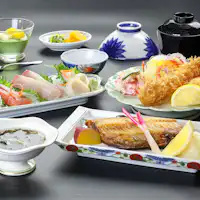 # Contoh makan malam: Set ikan bakar yang mengenyangkan