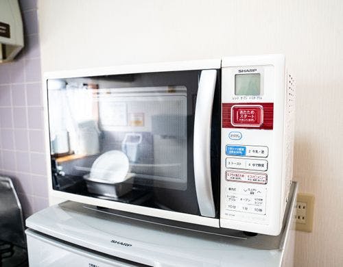キッチン設備　電子レンジ
