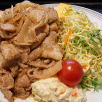 早餐薑燒肉定食