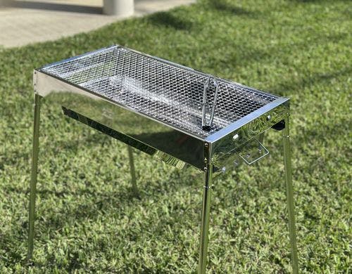 お庭でＢＢＱができます