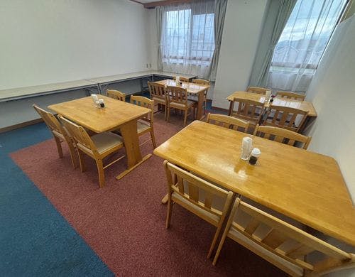 団体用朝食会場