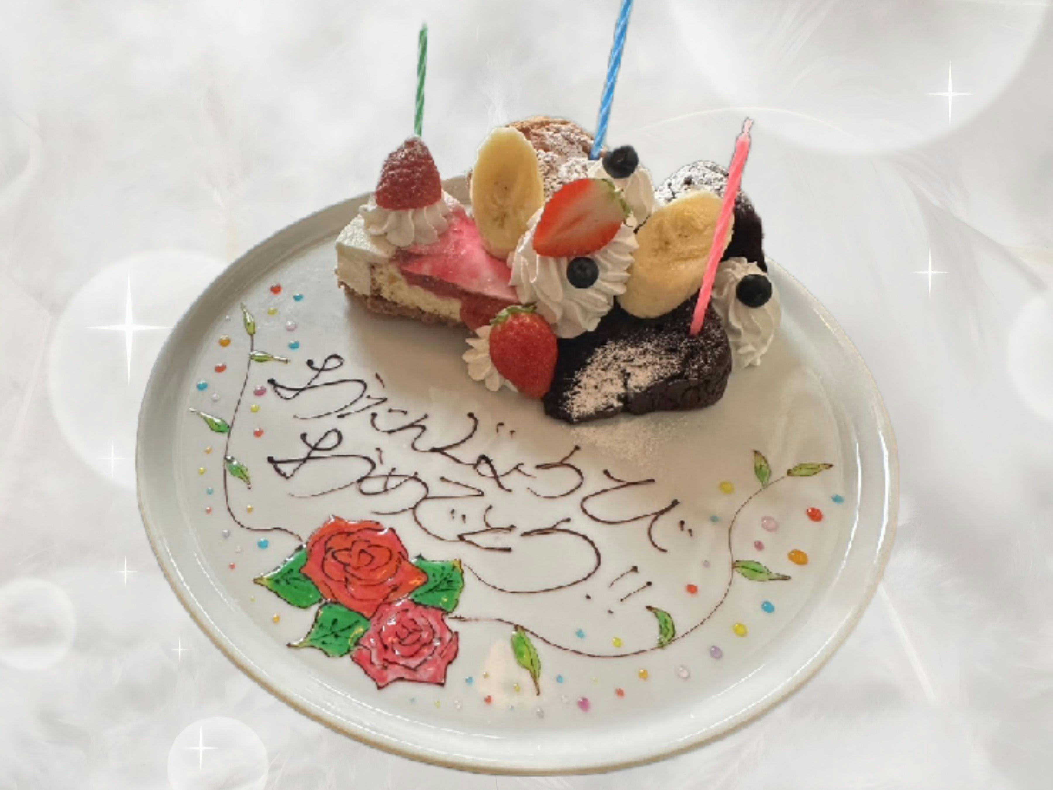 เลือกข้อความบนจานขนมหวานได้