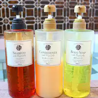 【ภายในโรงแรม】มีห้องอาบน้ำสำหรับครอบครัวและแชมพูครบครัน