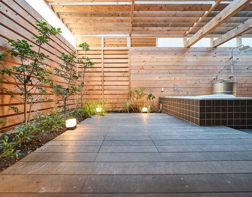 20平米の心地いいテラス