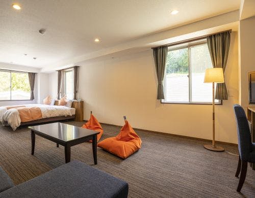 【デラックスツイン】シャワー・トイレ付