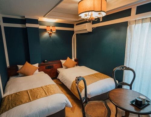 ツインルーム（トイレバス別）-Vienna Blue