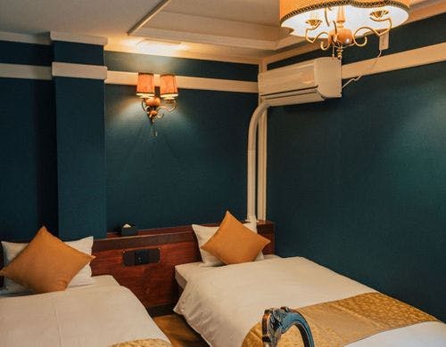 ツインルーム（トイレバス別）-Vienna Blue