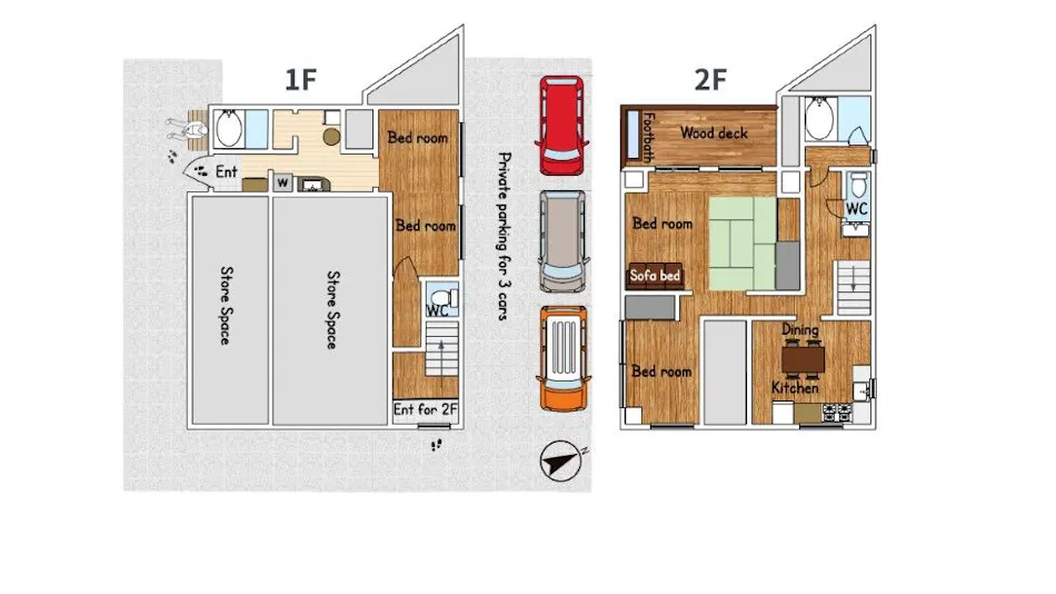 Accommodation Kiki Airaku