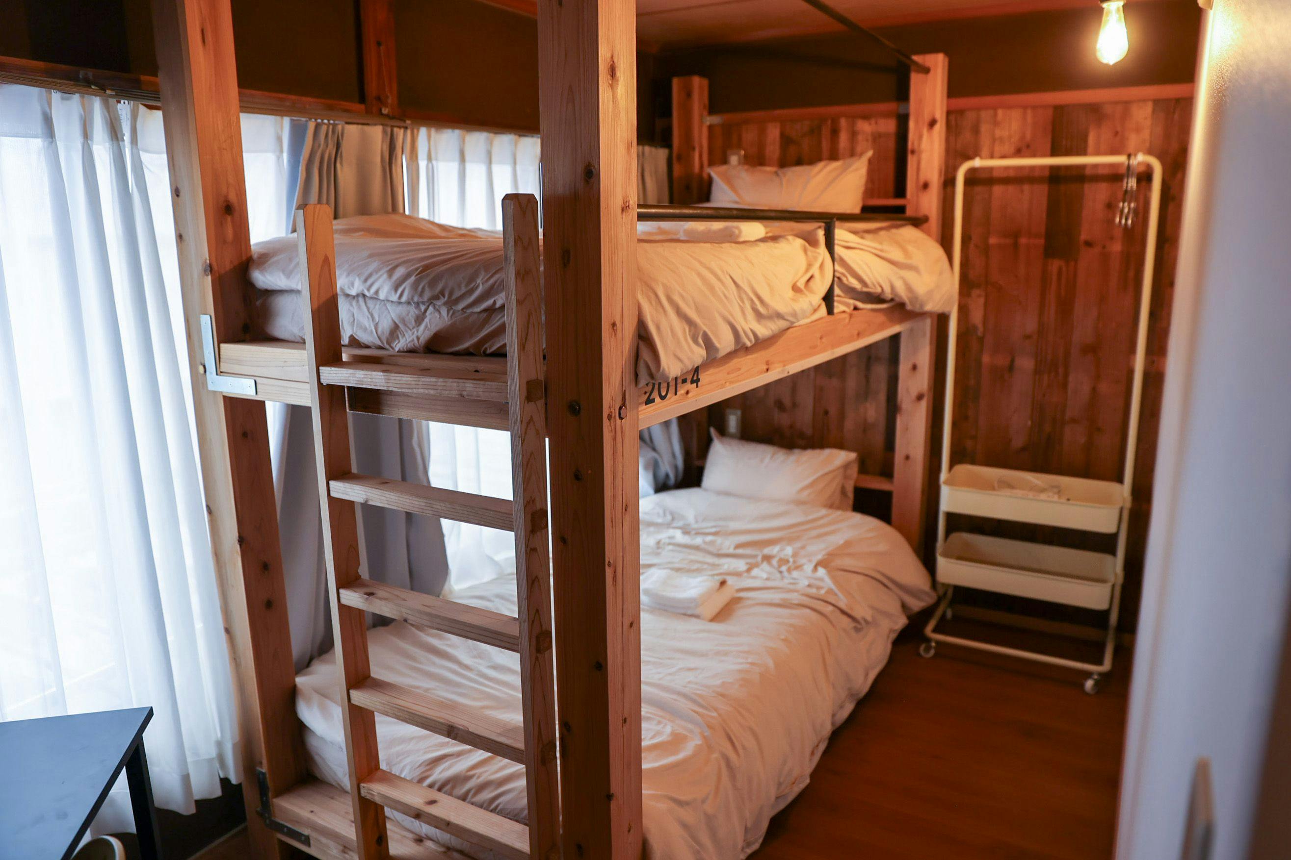 트윈룸(2층 침대)입니다.