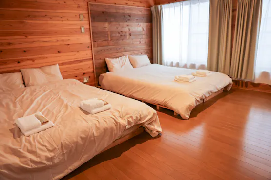 넓은 디럭스 트윈룸입니다.