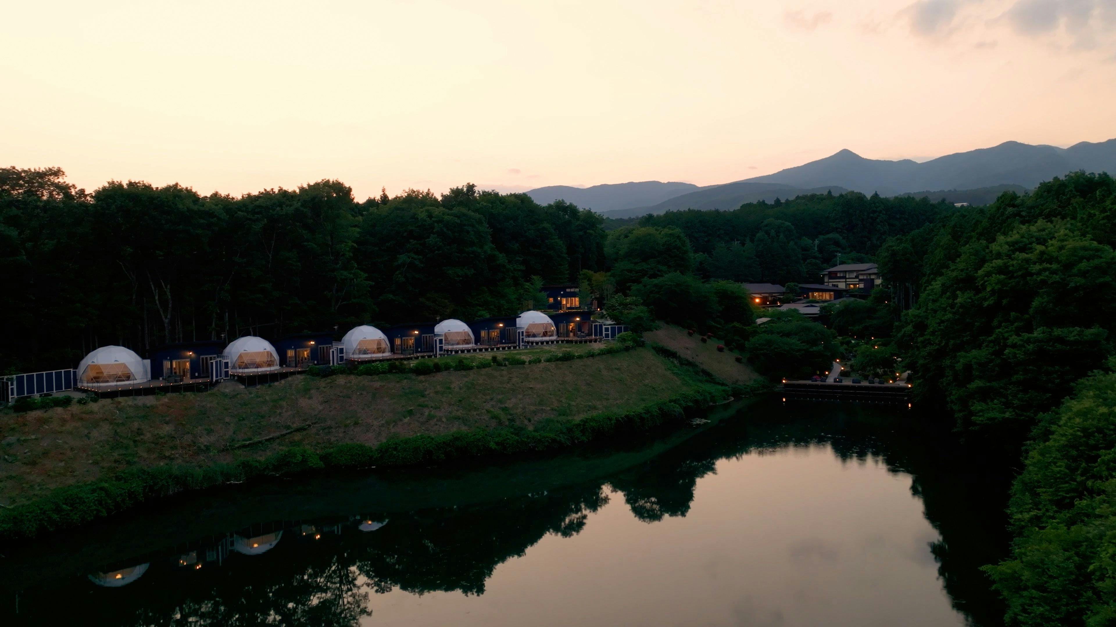 Glamping Area: Water, Wind, and Moon