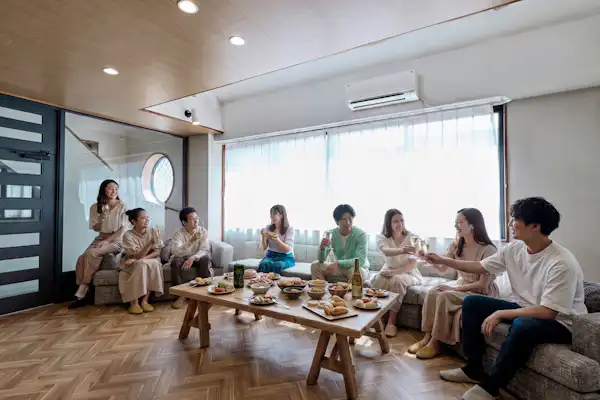 ภาพบรรยากาศห้องนั่งเล่น