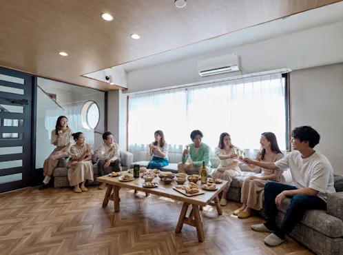 ภาพบรรยากาศห้องนั่งเล่น