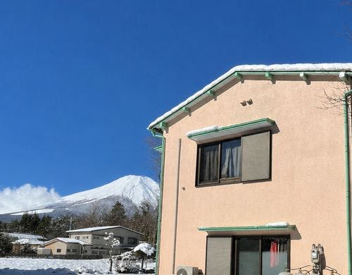 晴れた日は富士山がこのように見えます！