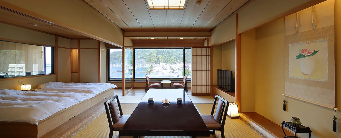 半露天風呂付和洋室「花・海」