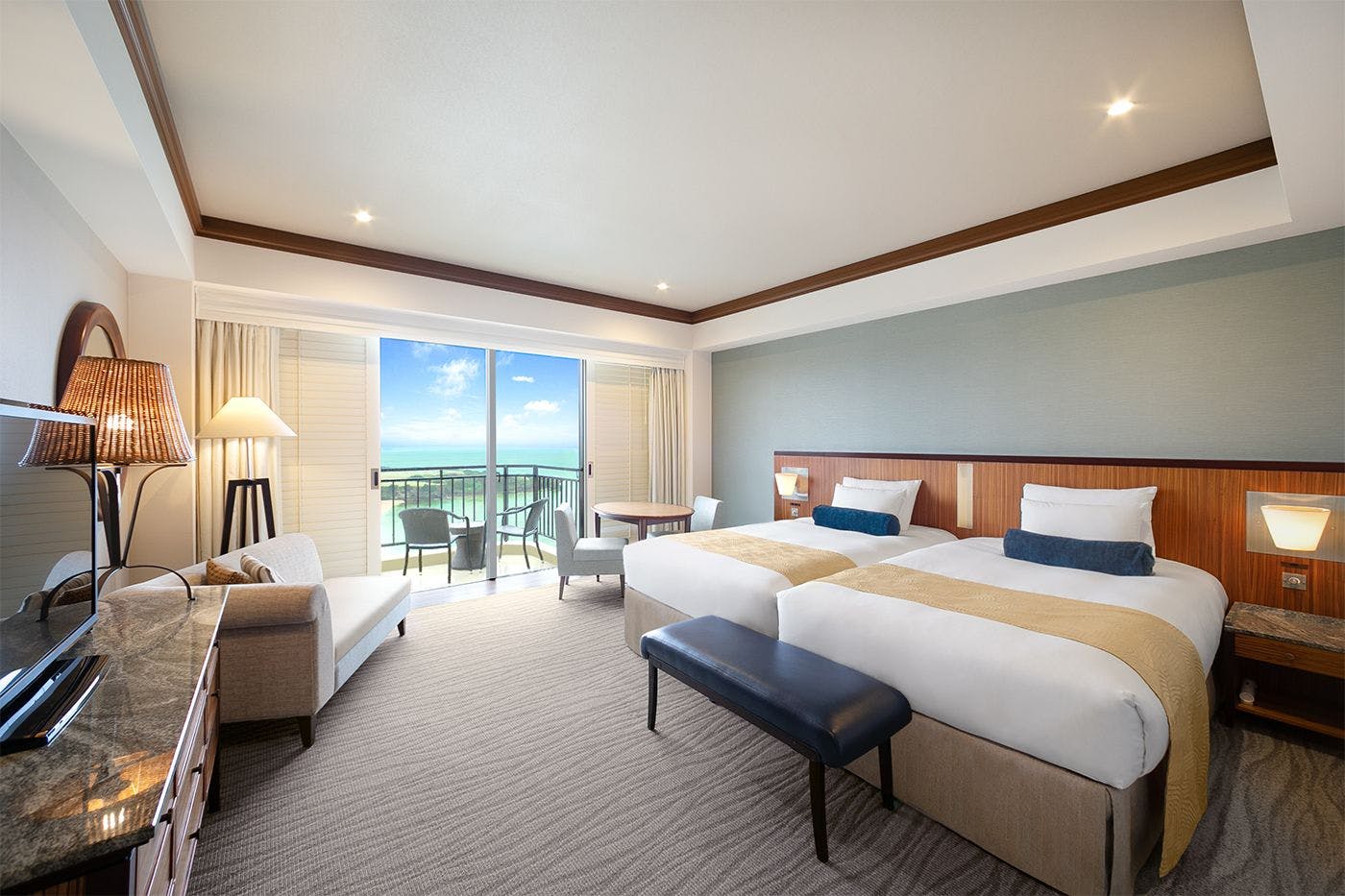 Twin Ocean Patio Lantai Atas