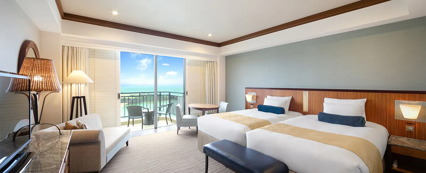 탑 플로어 오션 파티오 트윈