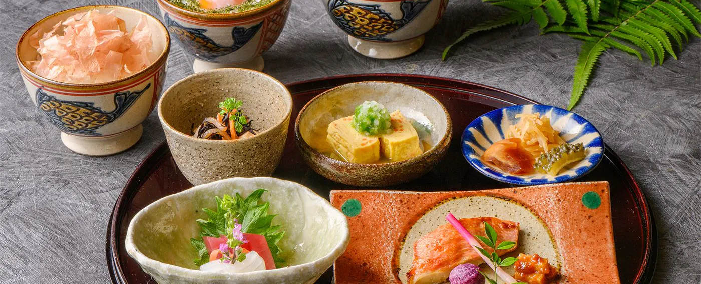 일본 요리·류큐 요리 사와의 아침 정식