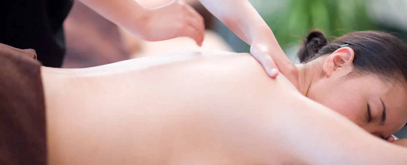 Salon kecantikan khas resor spa.