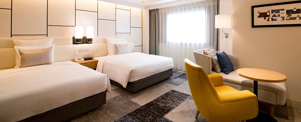 プレミアムクラブフロア　デラックスツイン　ビジネスやプライベートにも、心からの安らぎをお約束します。