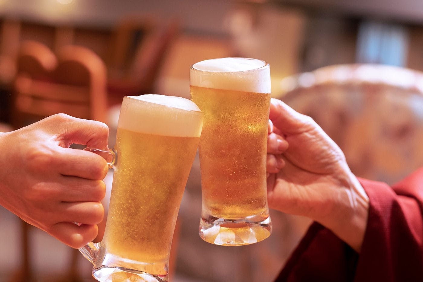 湯上がりビール