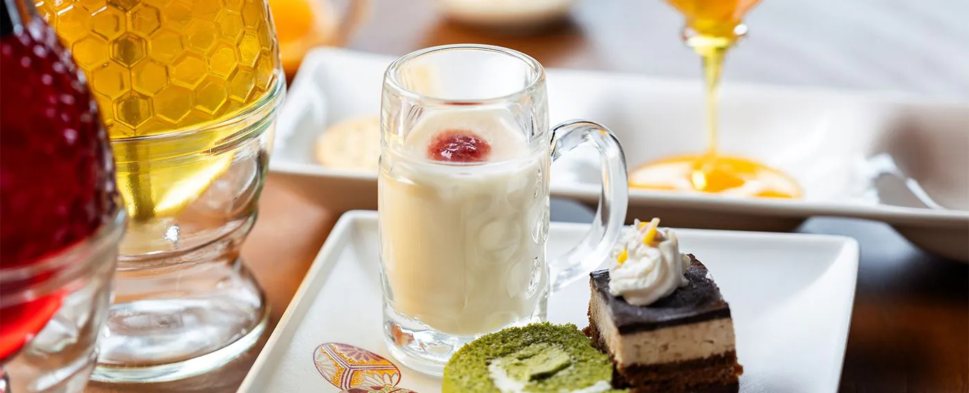 夜のスイーツ一例