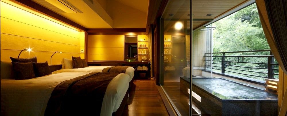 Tingkat Teratas - Bilik Khas dengan Onsen Luaran - Rokka