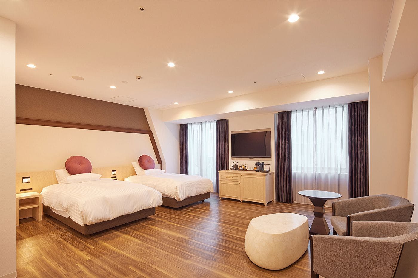 ตัวอย่างห้องพัก