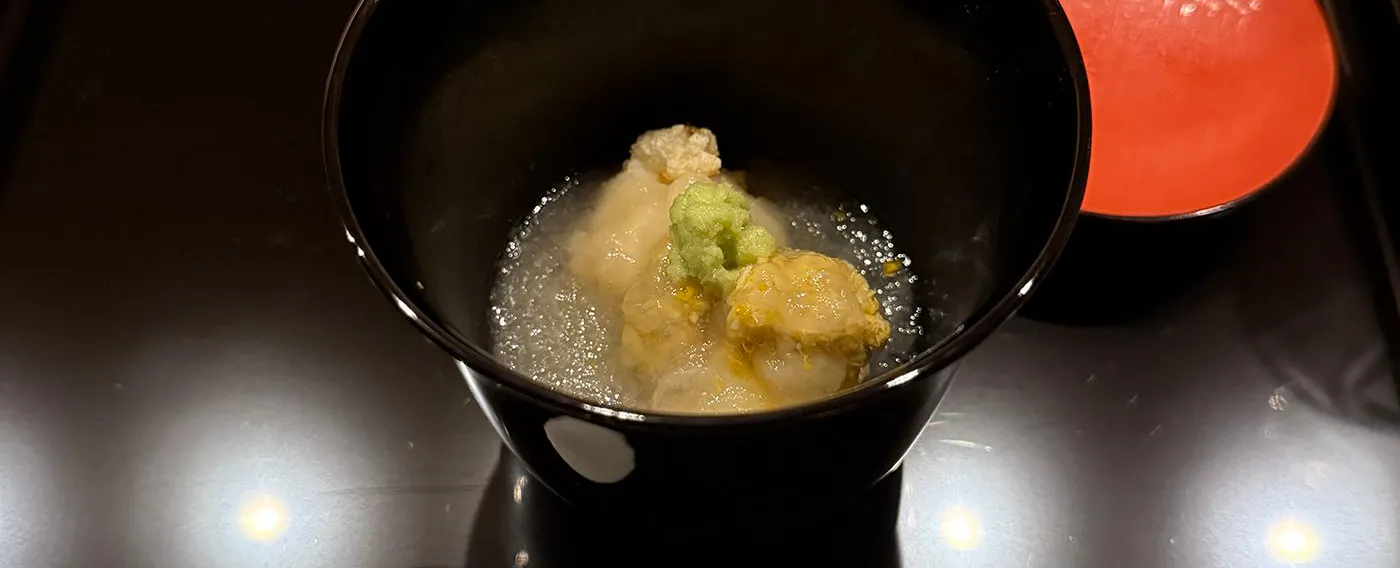 Kaiseki di dalam taman “Jubankan”