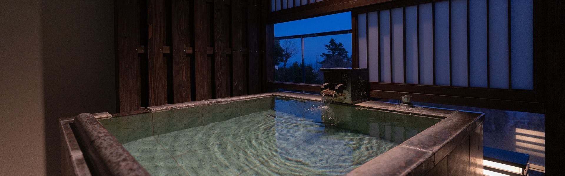 All Rooms with Open-Air Hot Spring Bath - Omuro no Mori Gyokusui