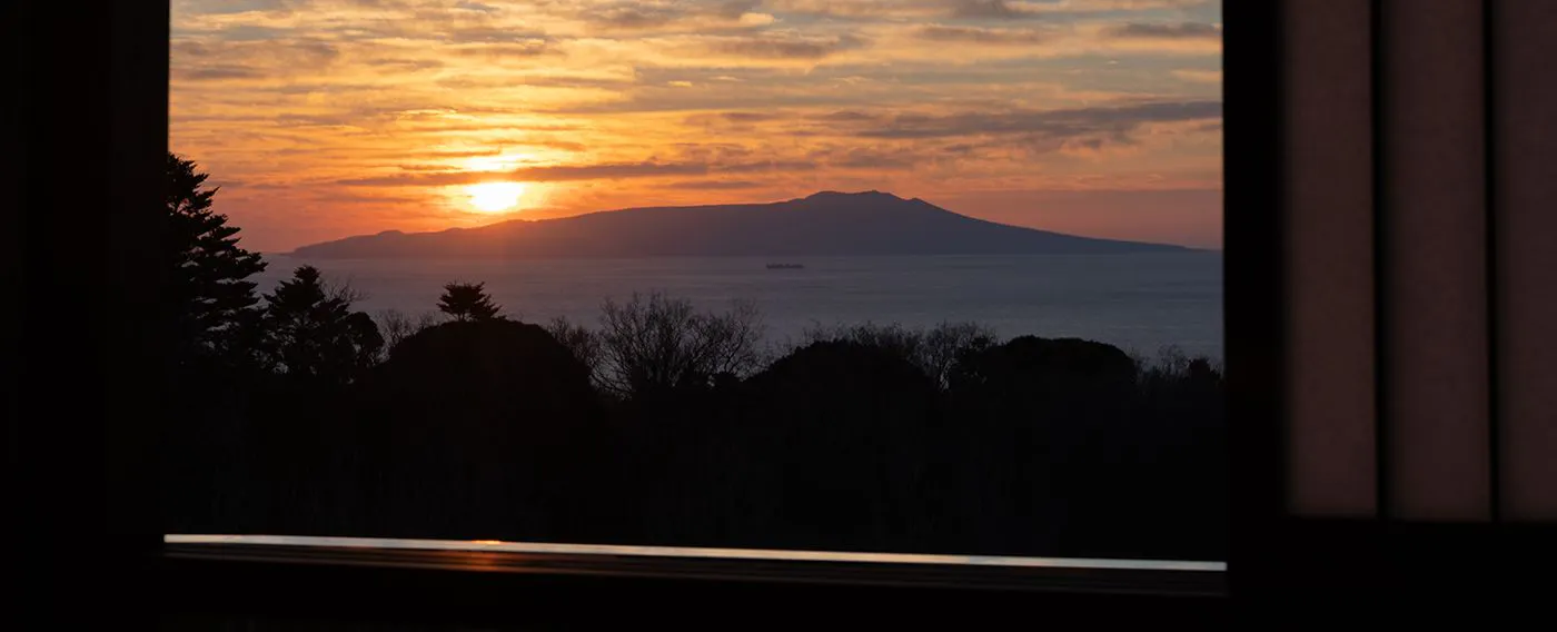 全9室 オーシャンビューを一望できる源泉掛流し露天風呂付