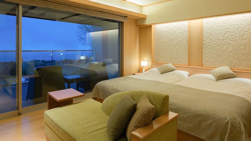 All Rooms with Open-Air Hot Spring Bath - Omuro no Mori Gyokusui
