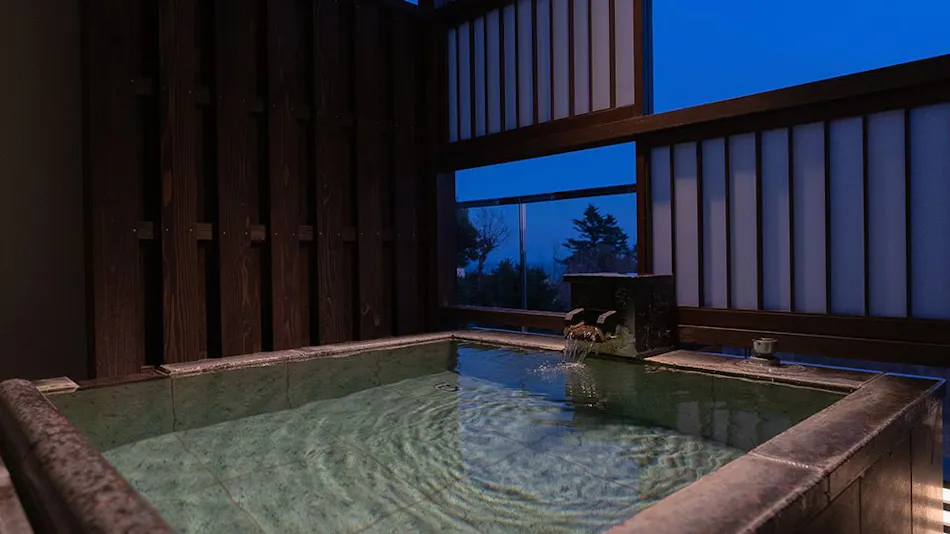 All Rooms with Open-Air Hot Spring Bath - Omuro no Mori Gyokusui