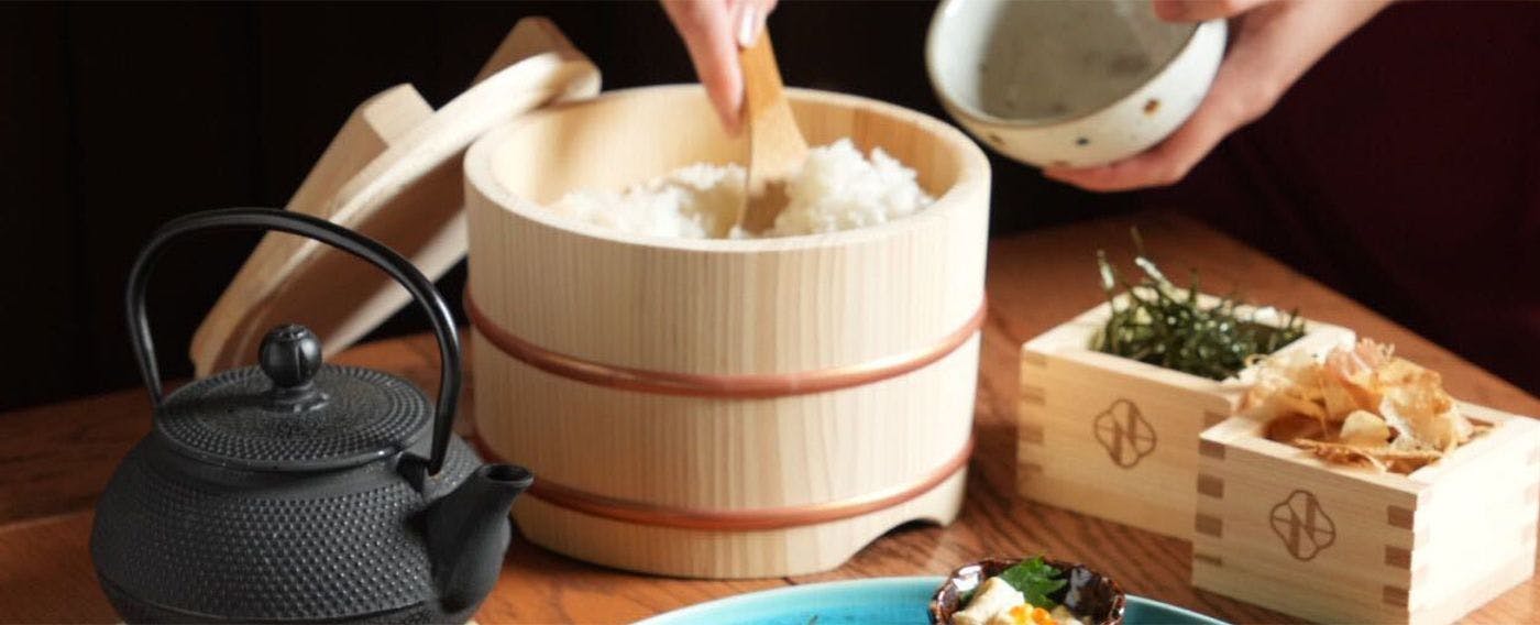 出汁茶漬け朝食