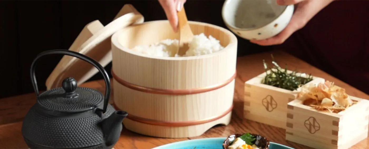 出汁茶漬け朝食