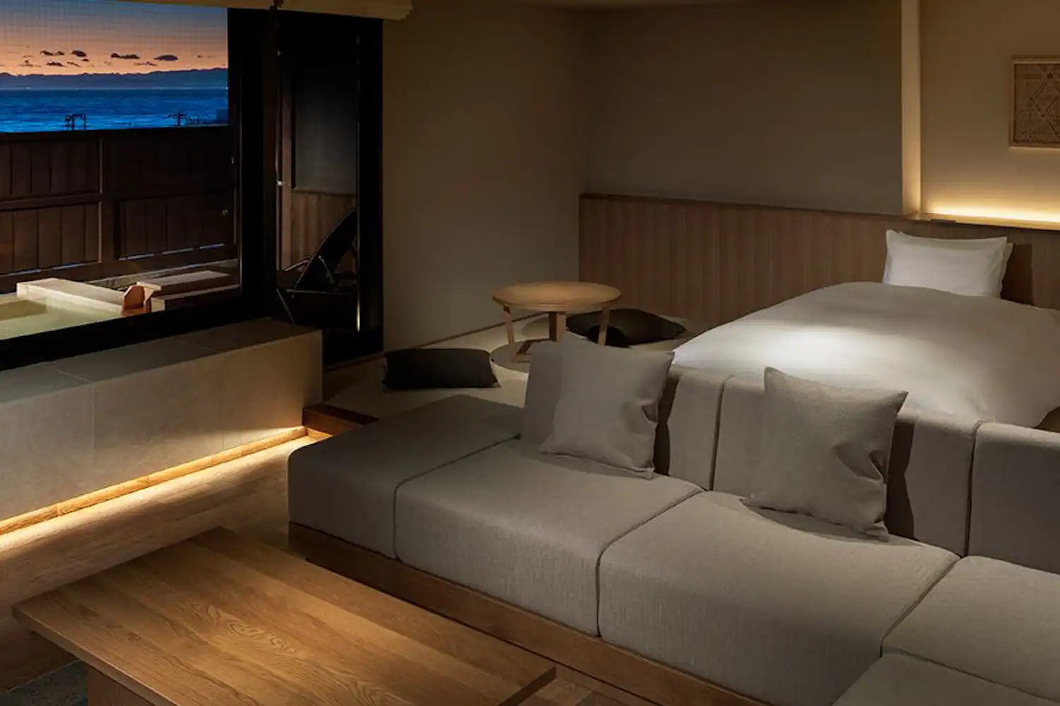 อ่างอาบน้ำกลางแจ้งพร้อมวิว