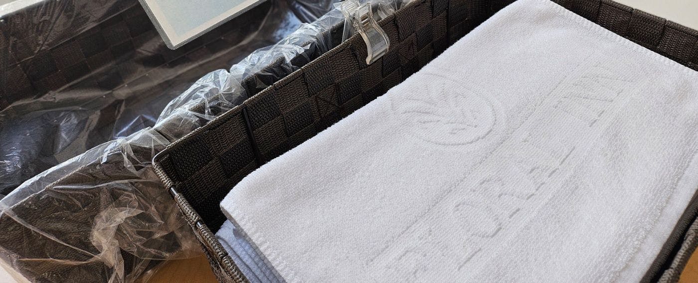 บริการให้ยืมผ้าเช็ดตัว