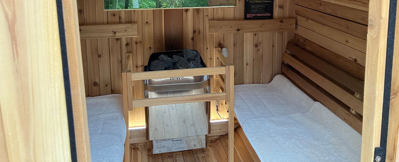 Sauna interior