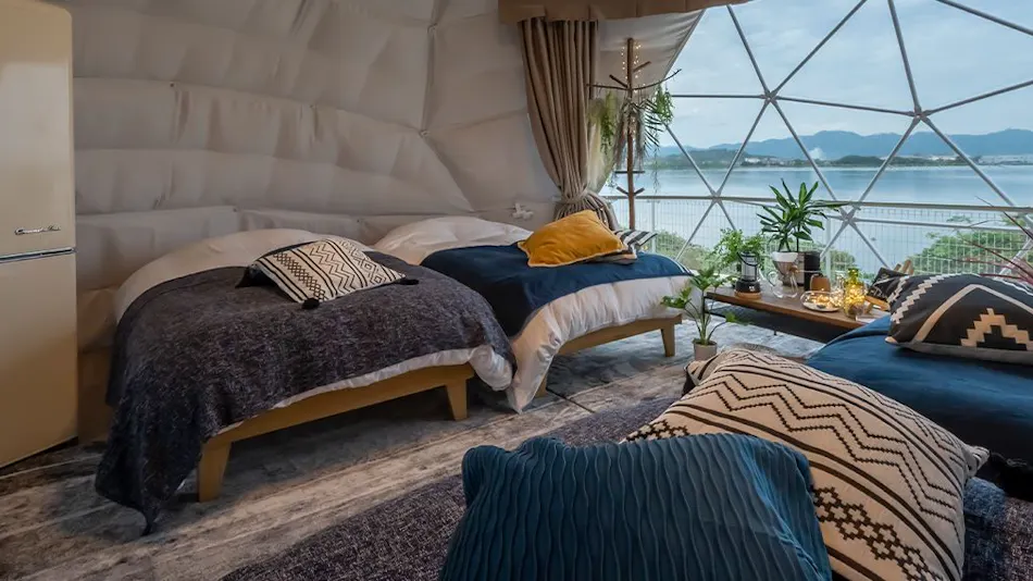 Lakeside Onsen Inn Kunibiki Glamping Base IZUMO