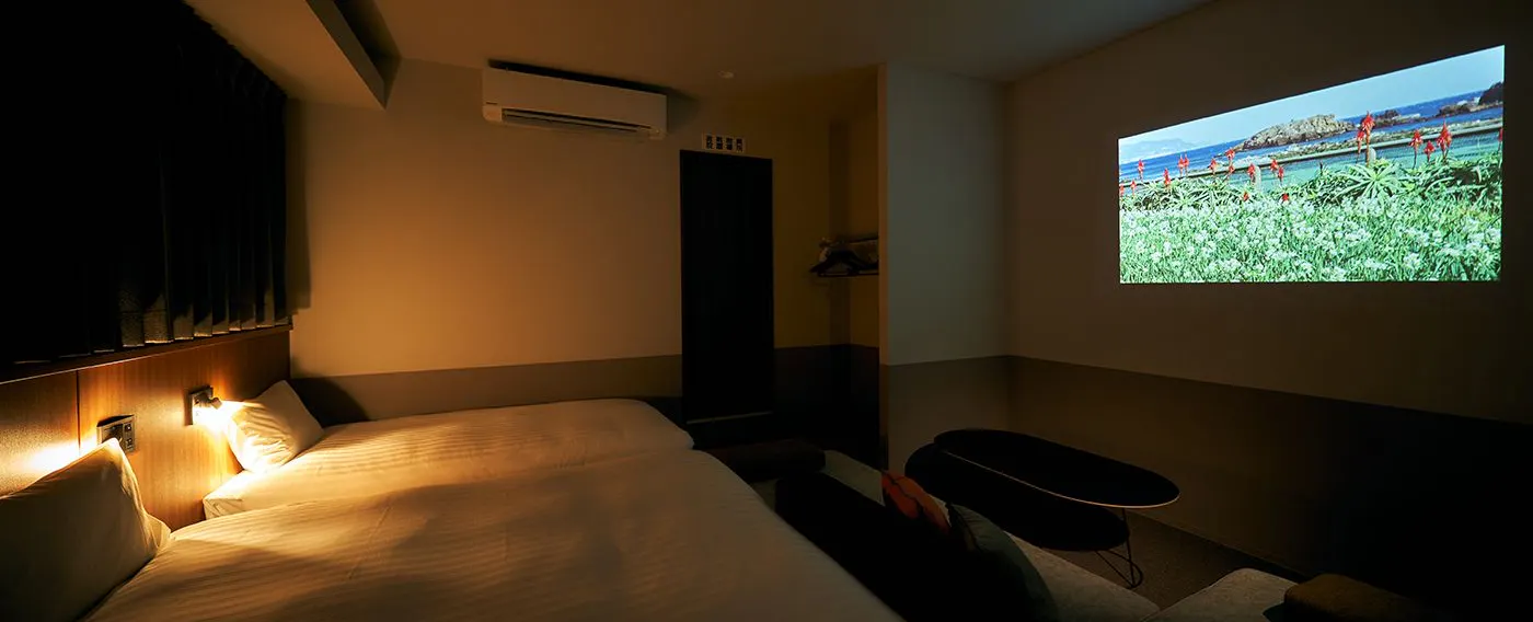 ภาพการใช้งานโปรเจคเตอร์